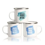 stainless steel rim enamel mug inkbuz