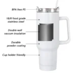 stanley mug insulated, coating, cup holder, bpa free inkbuz