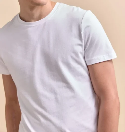 white round neck t shirts cotton inkbuz