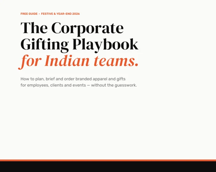 Cover of the Inkbuz Corporate Gifting Playbook