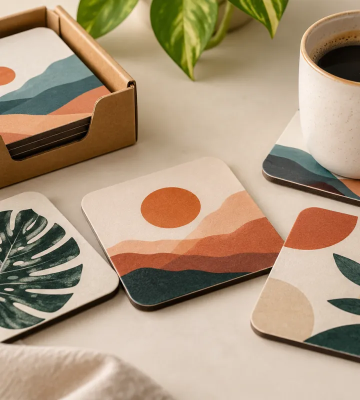 Printed coasters