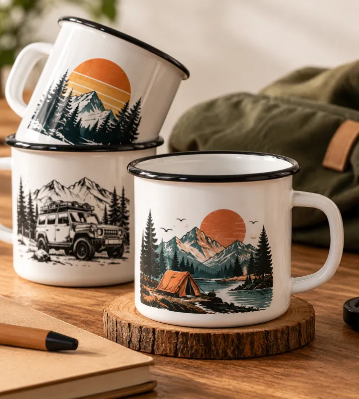 Enamel mug